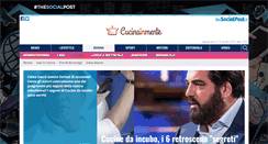 Desktop Screenshot of cucinainmente.com